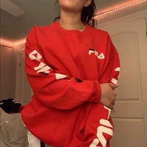 OVERSIZED FILA CREWNECK